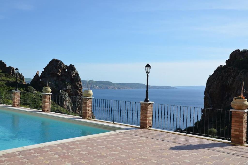 Villa Tanca Piras - Emozioni A Strapiombo Sul Mare!!! Nebida Exterior foto